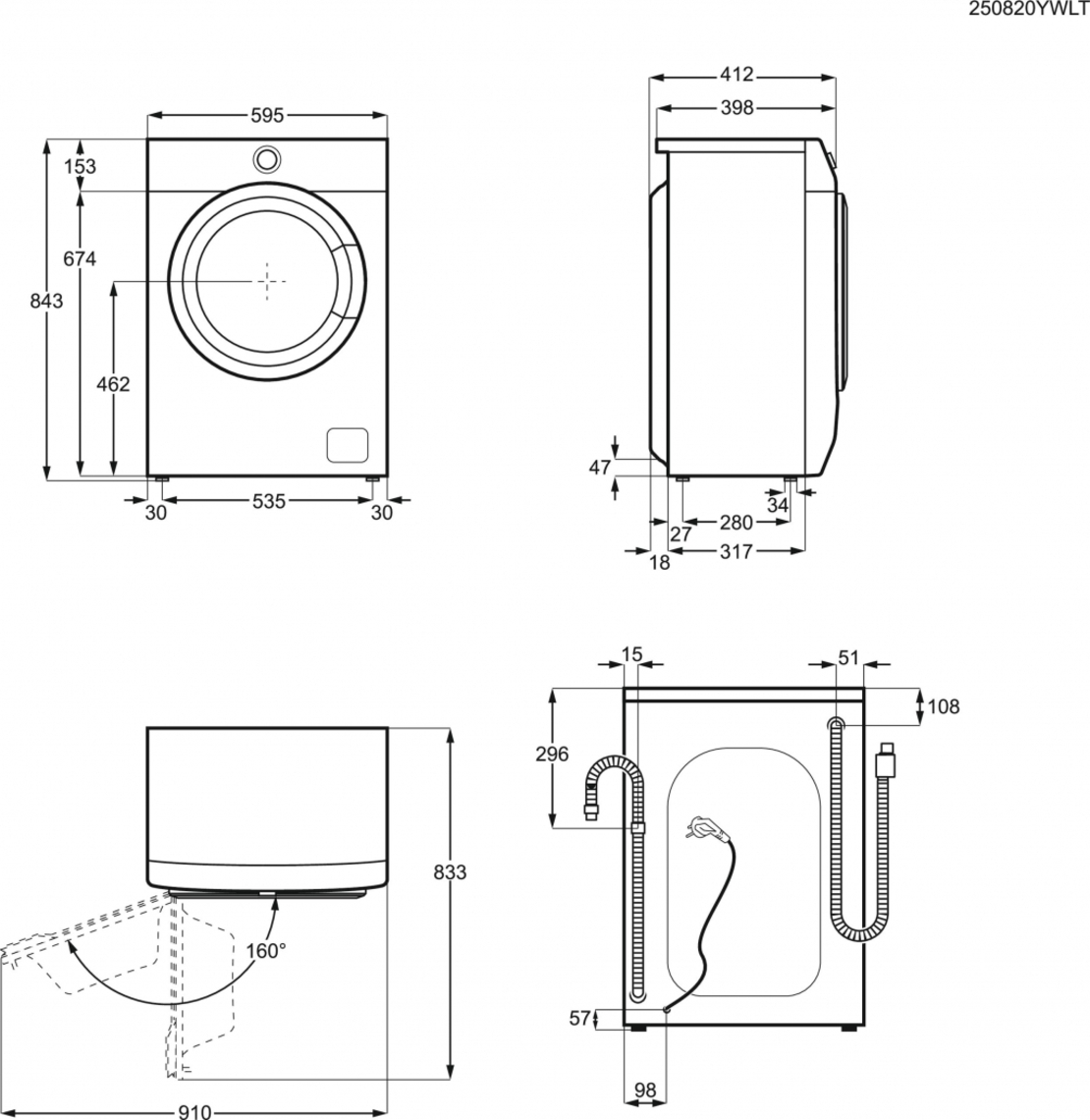 Пералня Electrolux EWS6306DXE