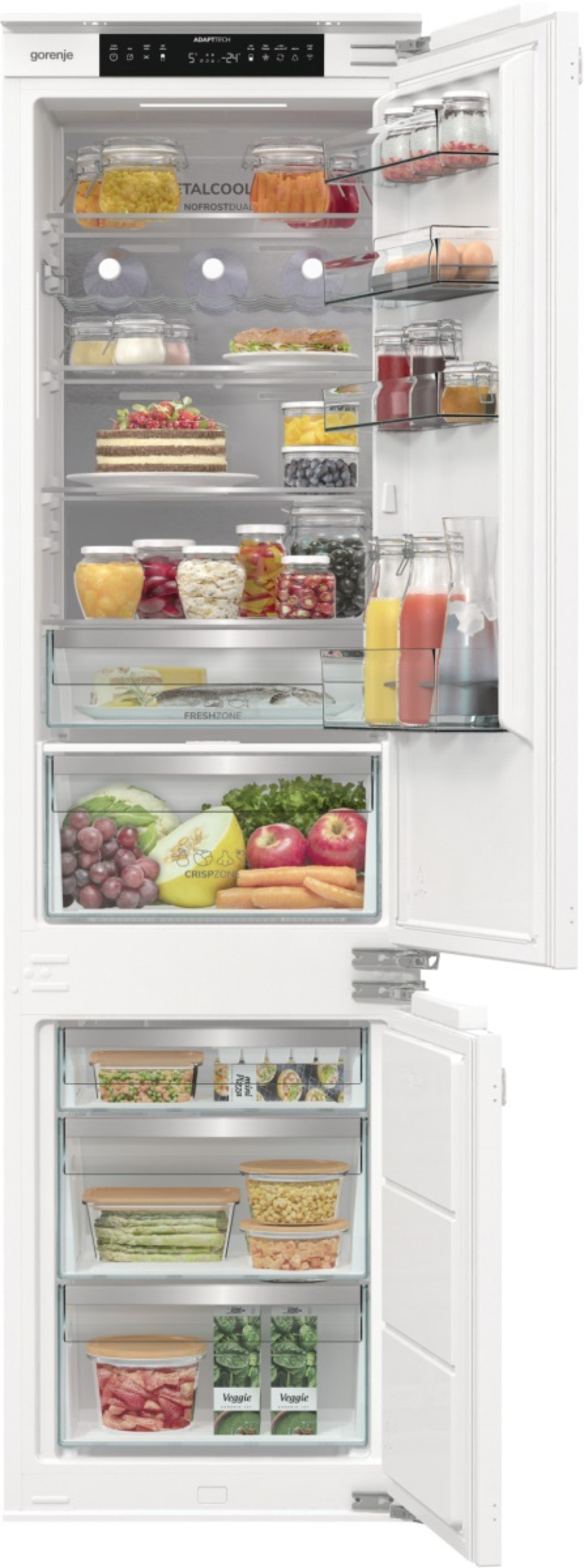 Хладилник за вграждане Gorenje NRKI519E82WF