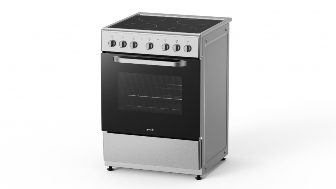 Готварска печка с керамичен плот ARIELLI C-6590CER-IX