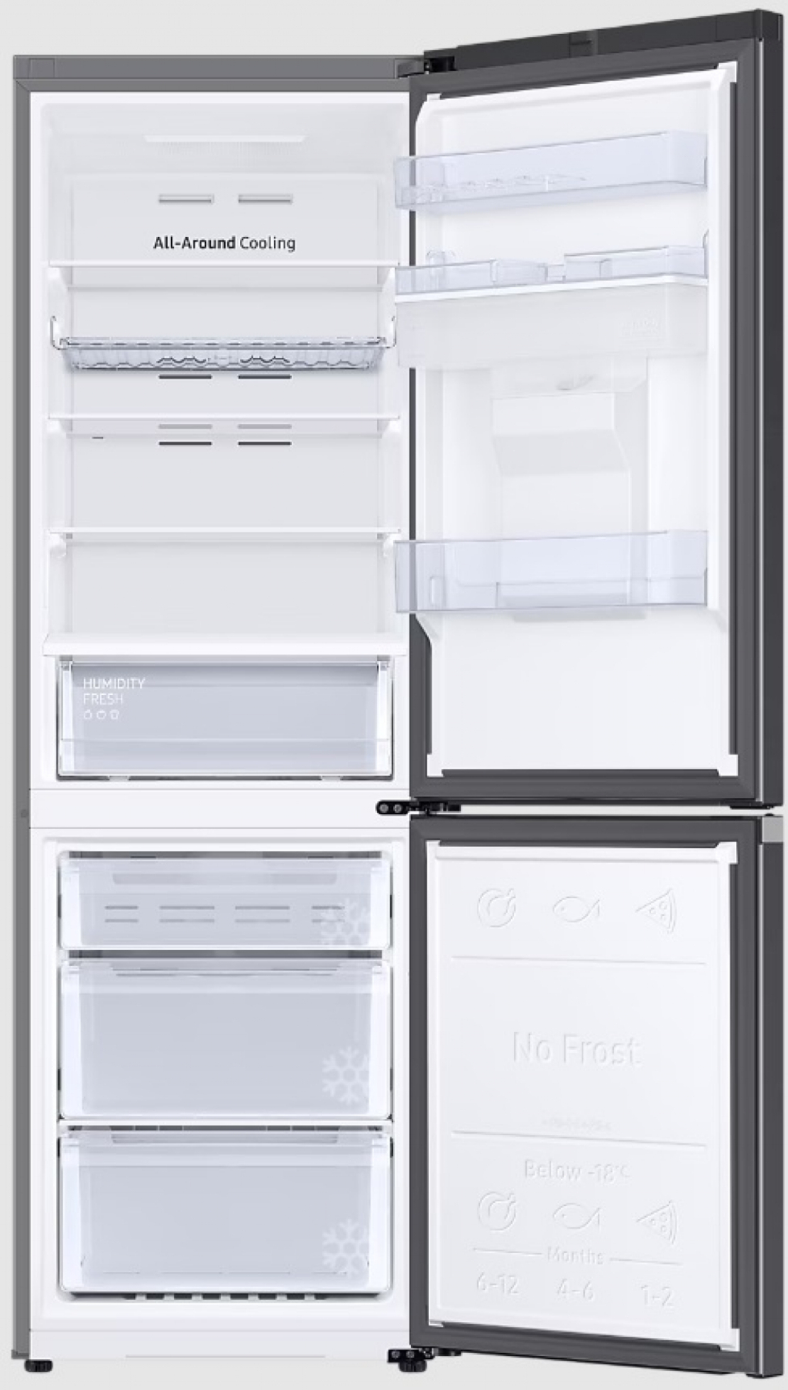 Хладилник с фризер Samsung RB34C652EB1/EF
