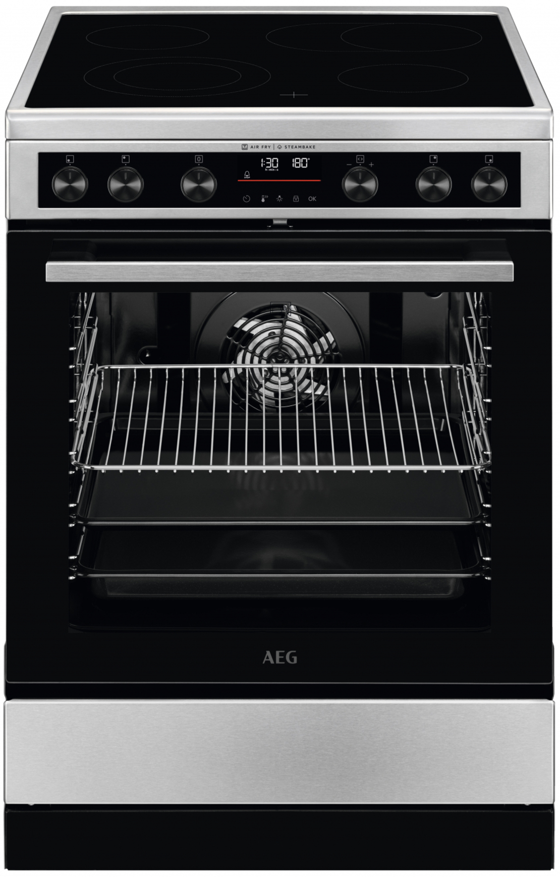 Готварска печка с керамичен плот AEG CCB6693APM