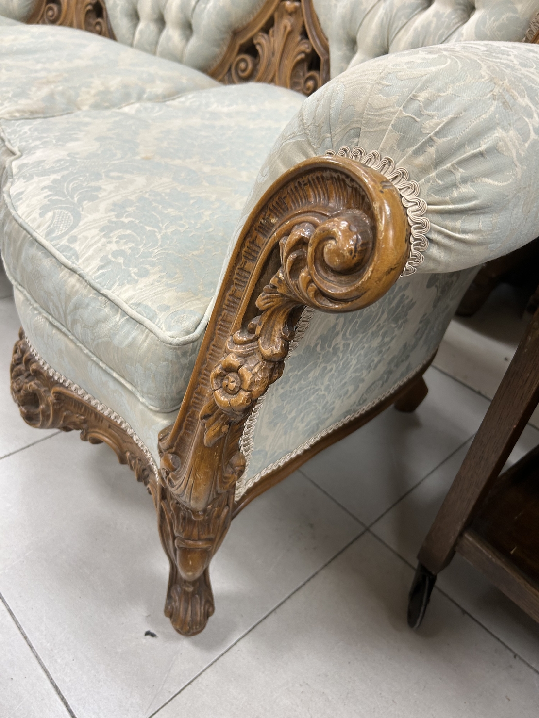 Диван стил барок