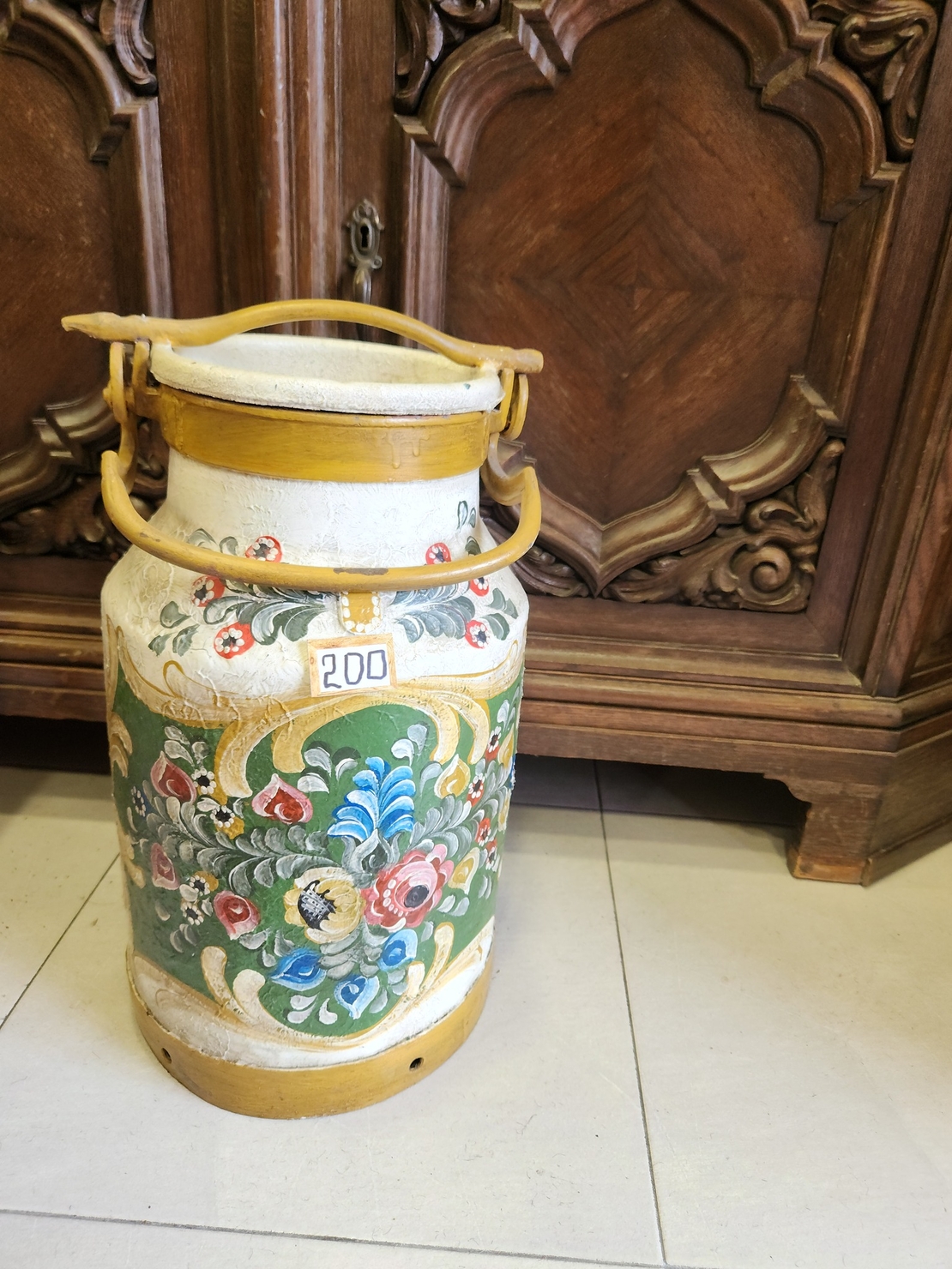 Баварско ръчно рисувано ведро