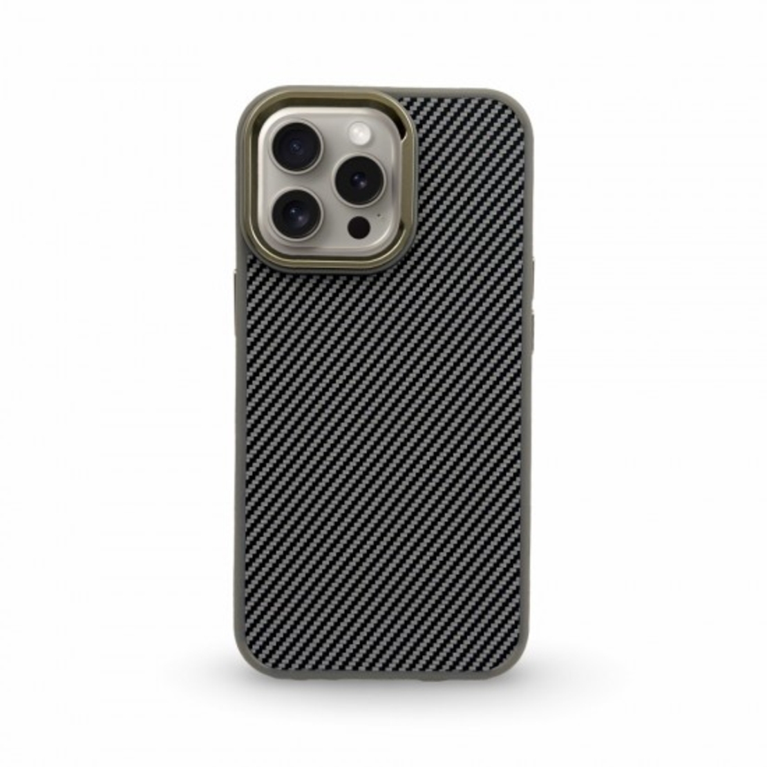 Premium Carbon Case TP-103 за iPhone 17  - Titanium сив