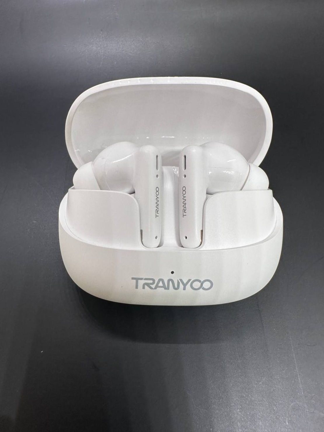 Tranyoo ( T-M26 ) Ултра леки, шумоизолиращи стерео безжични слушалки бели