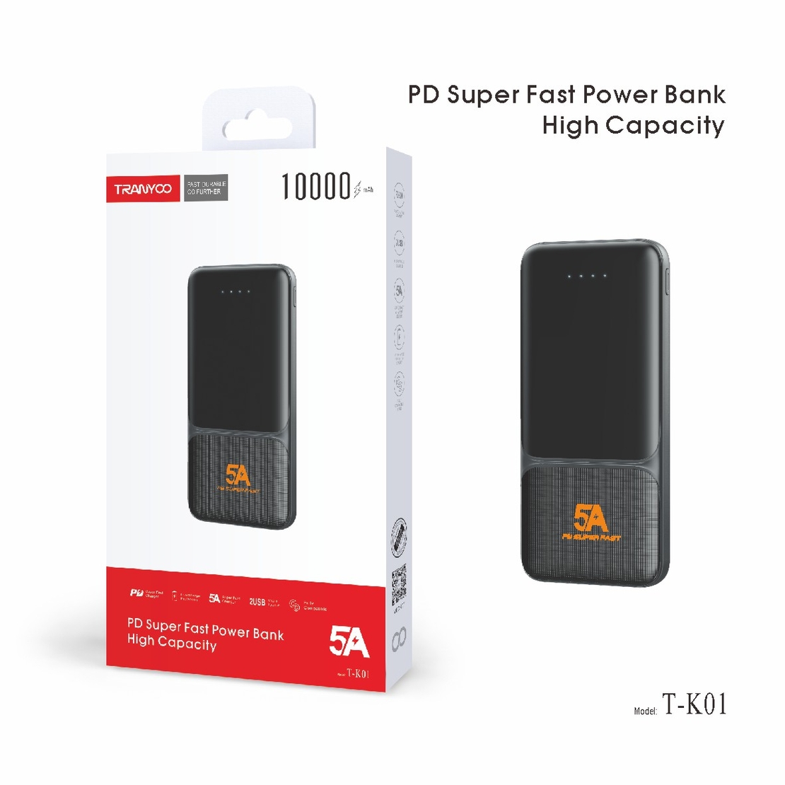 10 000 mAh Power bank със Super Fast Charging ( ТОП КАЧЕСТВО )