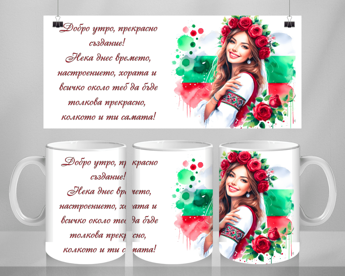 Чаша с Български мотиви 6