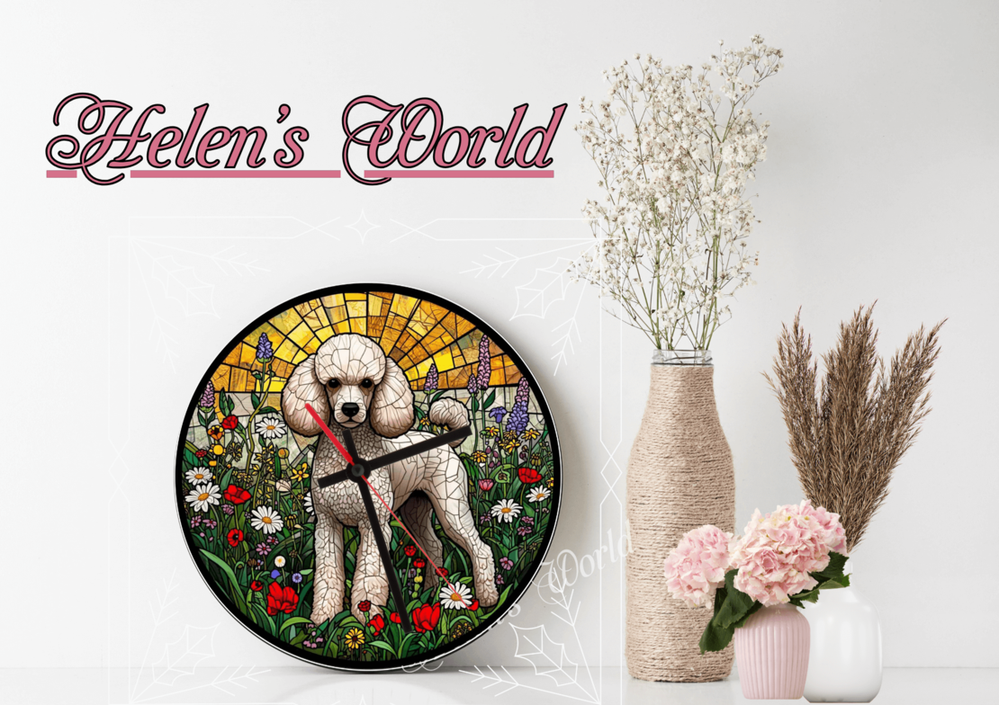 Персонализиран часовник Пудел 4