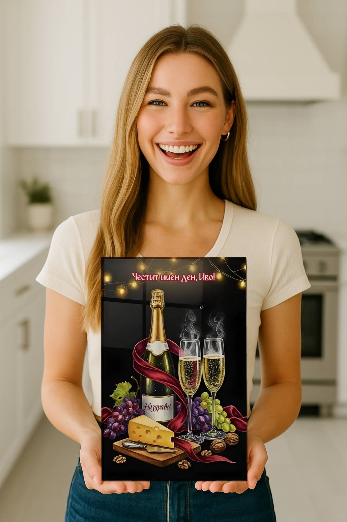 Стъклена дъска за рязане , Вино 6