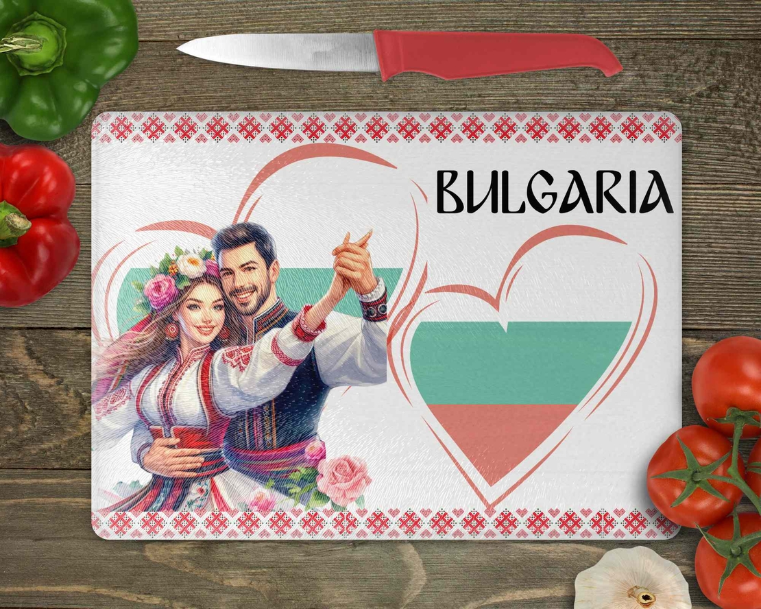 Стъклена дъска за рязане , България 1