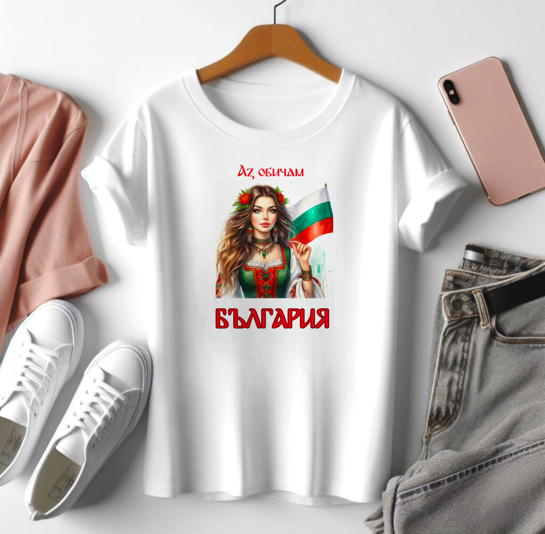 Тениска с български мотив 3