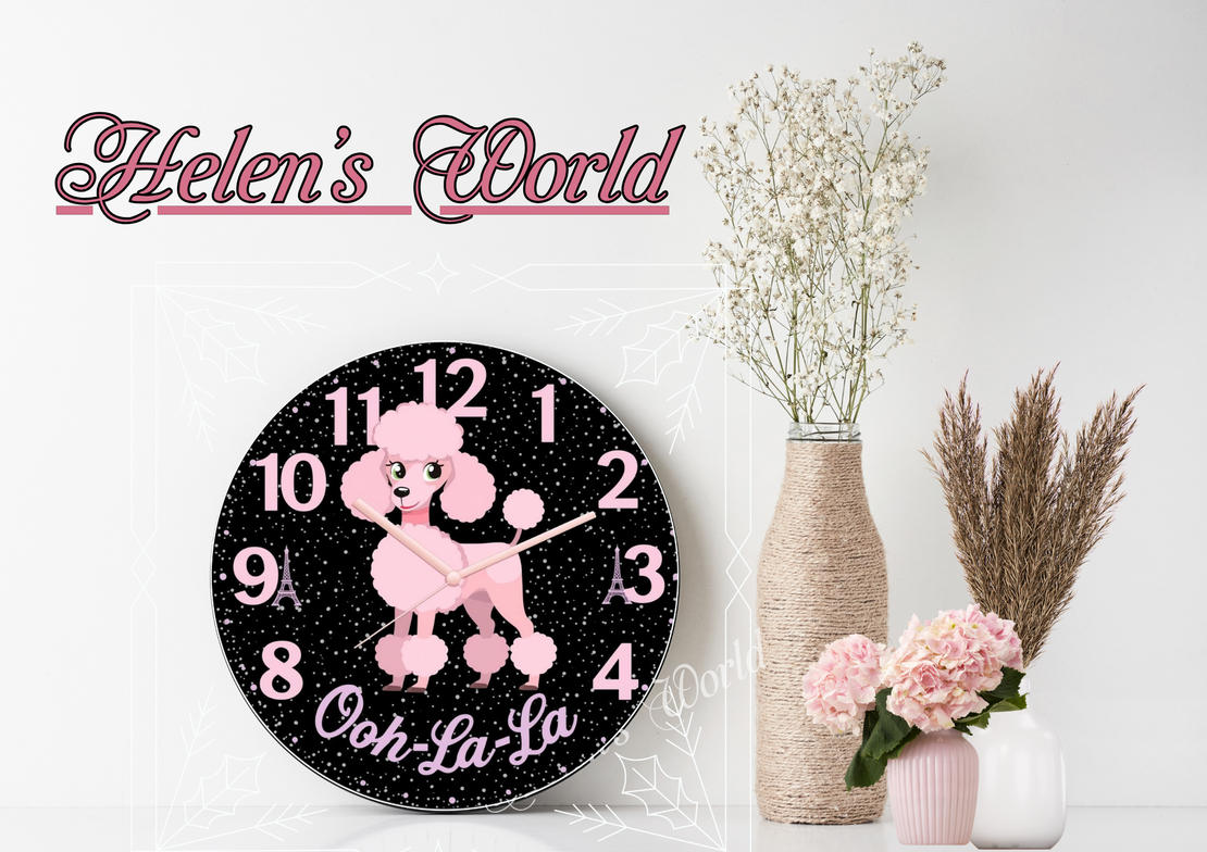 Персонализиран часовник Пудел 2