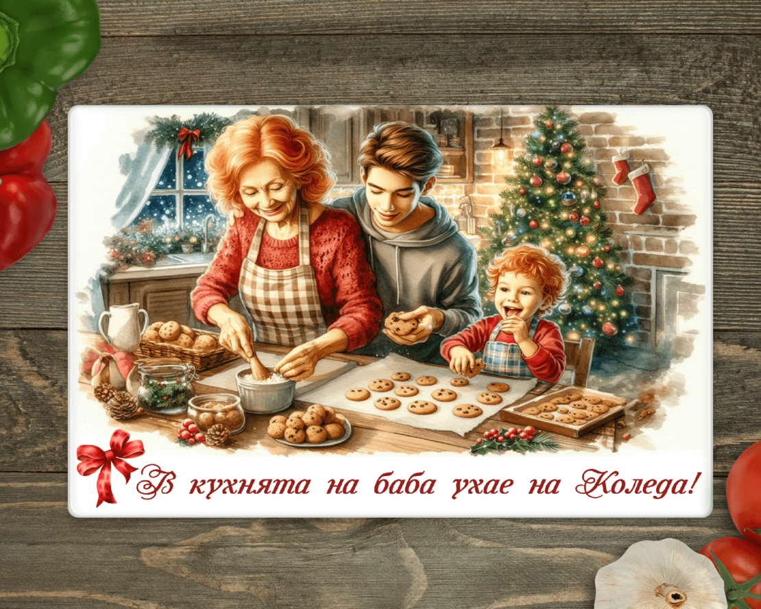 Стъклена дъска за рязане, Коледа мерки 7