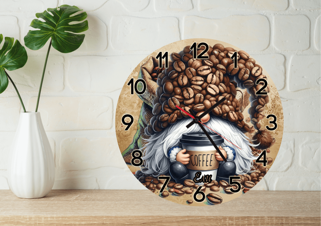 Персонализиран часовник Гном Кафе