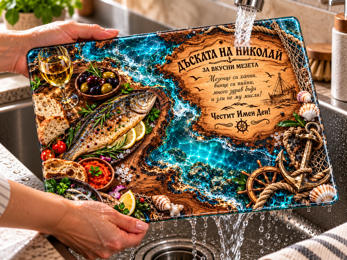 Стъклена дъска за рязане за Николай, Никулден 9