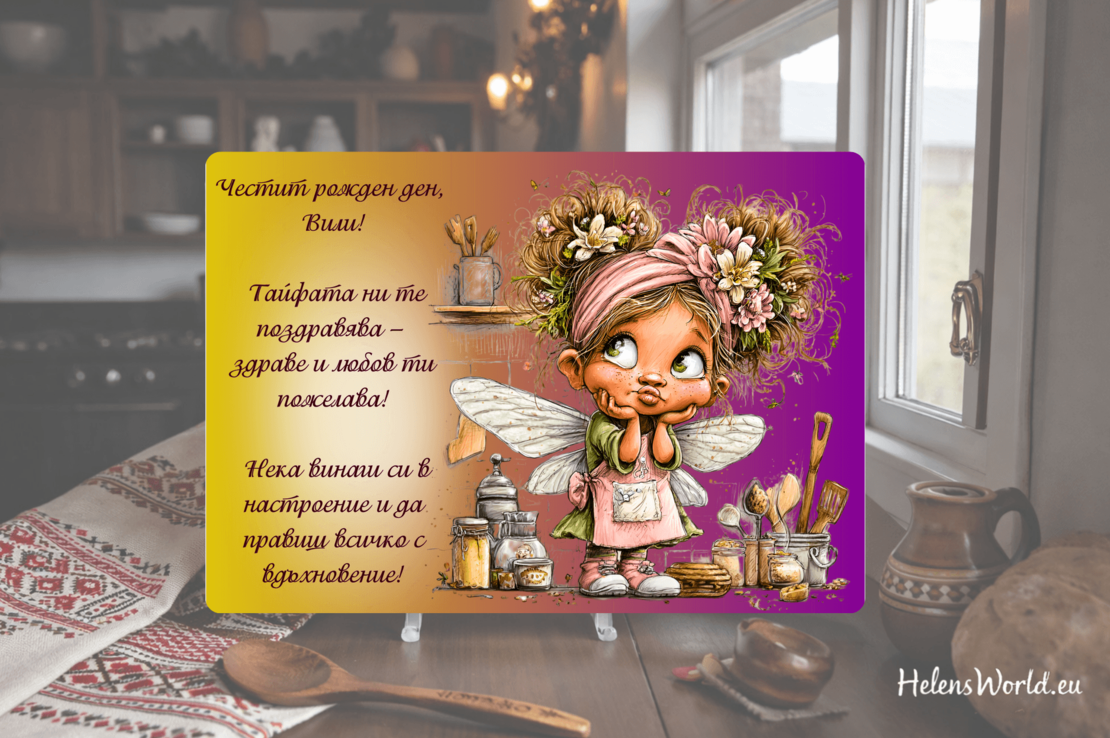 Стъклена персонализирана дъска за рязане Рожден ден 3