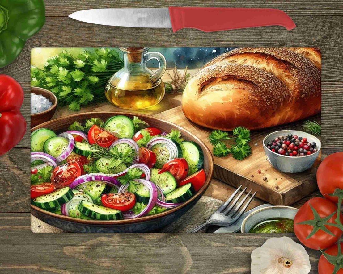 Стъклена дъска за рязане , Хляб, Трапеза 8