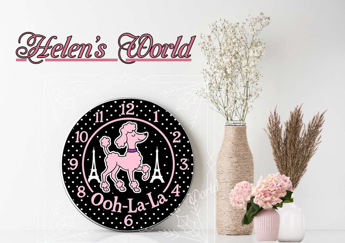 Персонализиран часовник Пудел 3