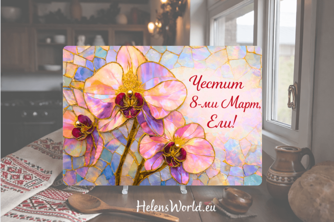 Стъклена дъска за рязане 