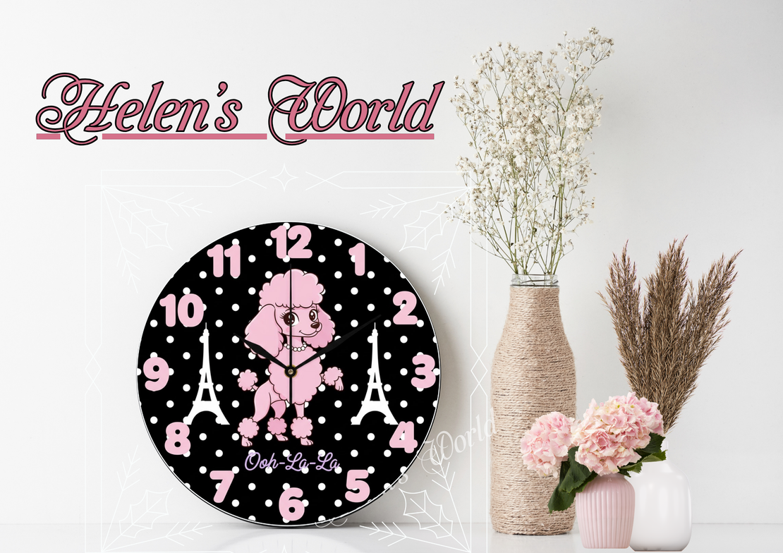 Персонализиран часовник Пудел 1