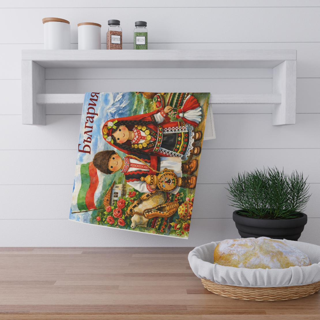 Персонализирана кухненска кърпа България 30×50 см 3