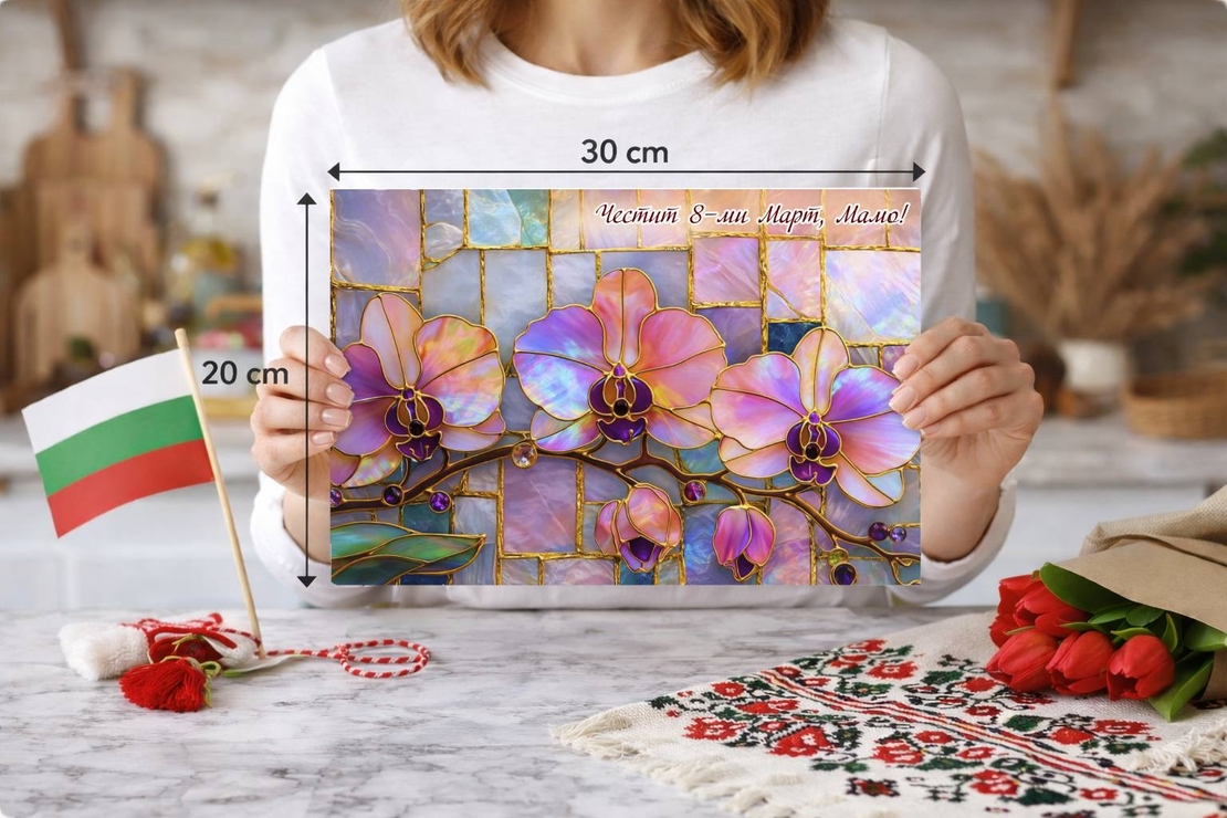 Стъклена дъска за рязане 