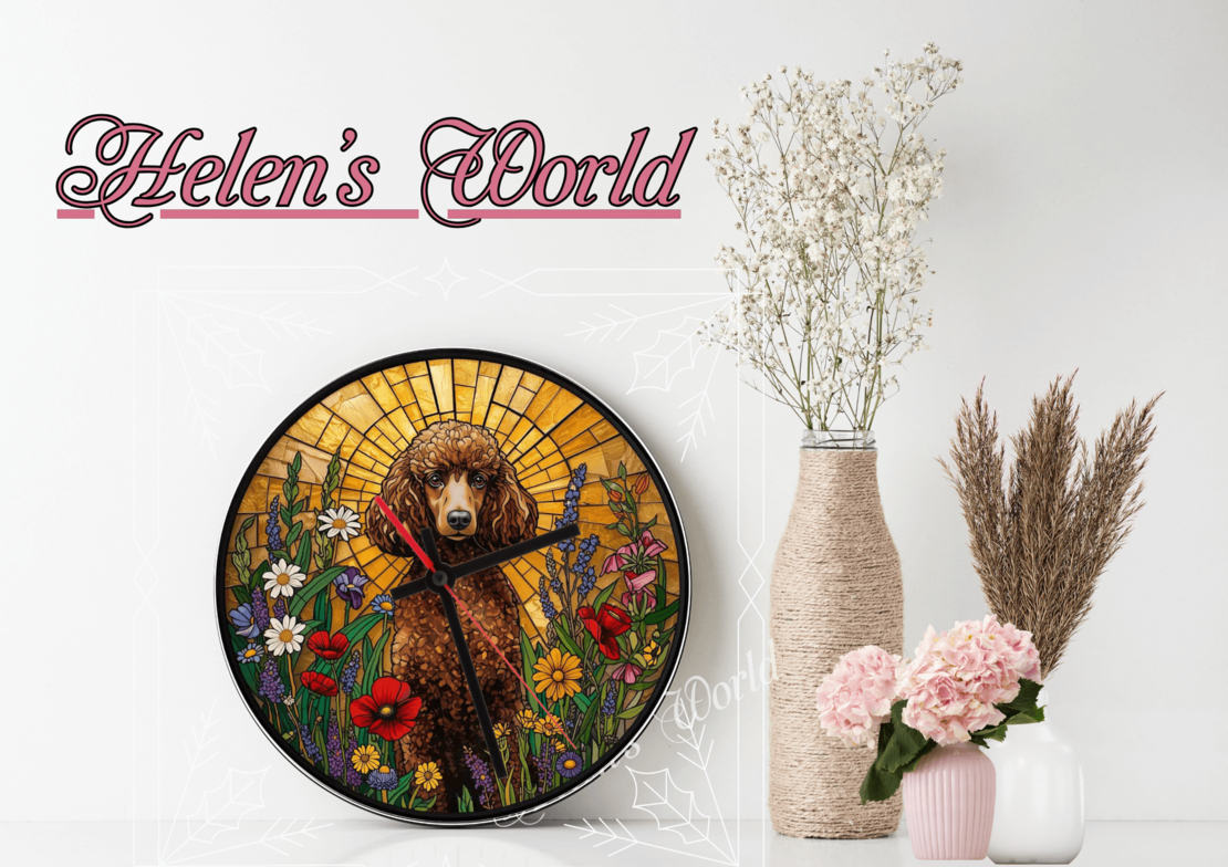 Персонализиран часовник Пудел 5