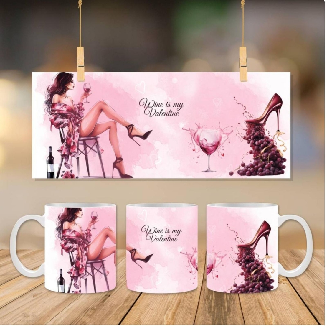 Чаша: Wine is my Valentine 1