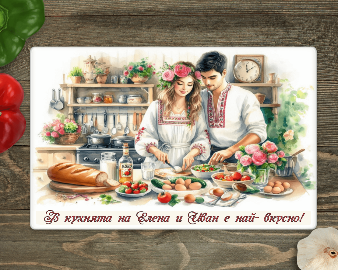 Стъклена дъска за рязане, В кухняна 1