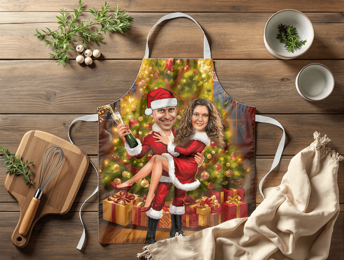 Престилка за готвене Карикатура Коледа 1