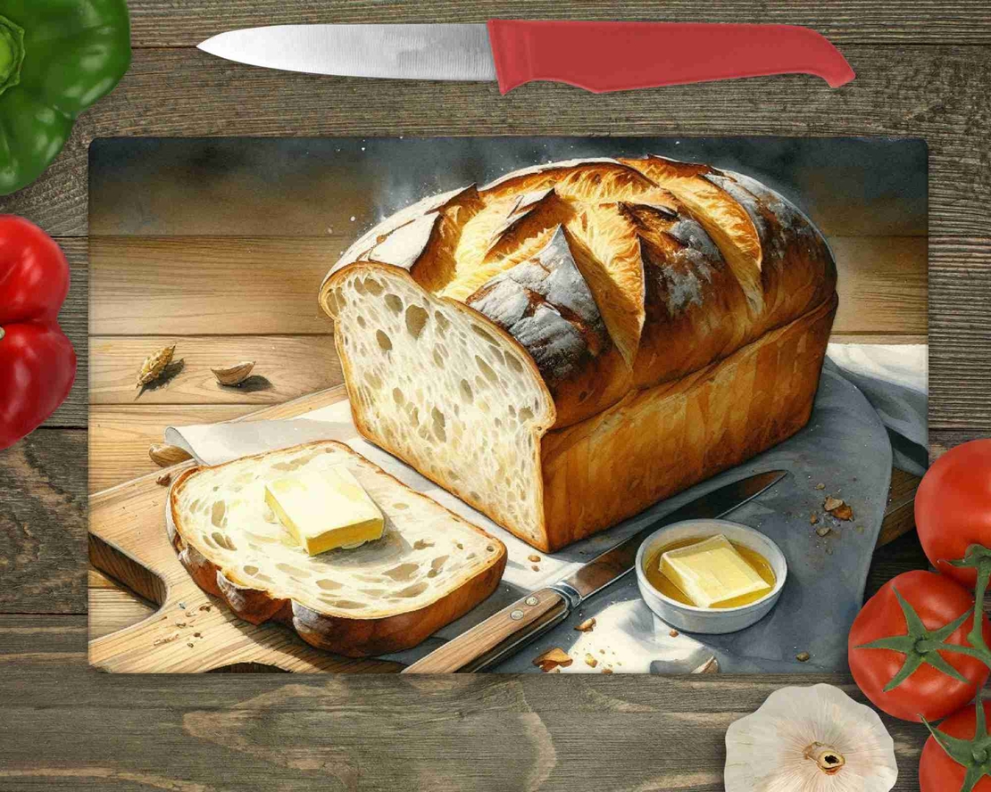 Стъклена дъска за рязане , Хляб, Трапеза 1