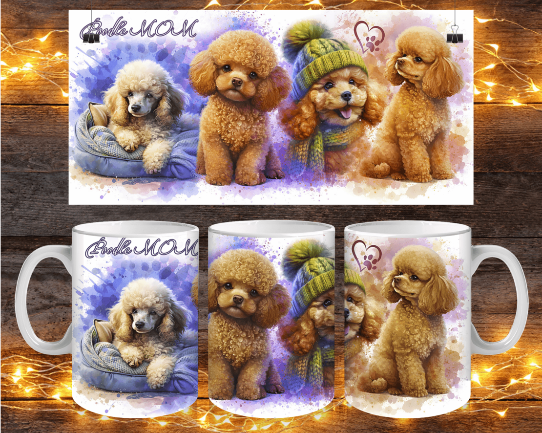 Чаша персонализирна Пудел 1