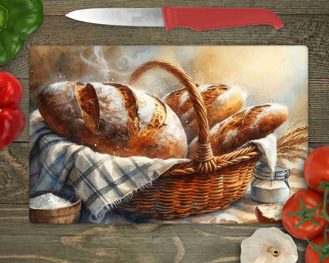 Стъклена дъска за рязане , Хляб, Трапеза 4
