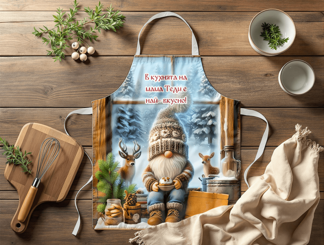 Престилка за готвене Коледа 8