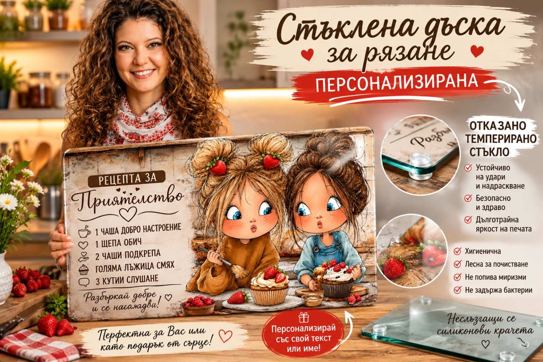 Стъклена дъска за рязане, Най-добра приятелка 6