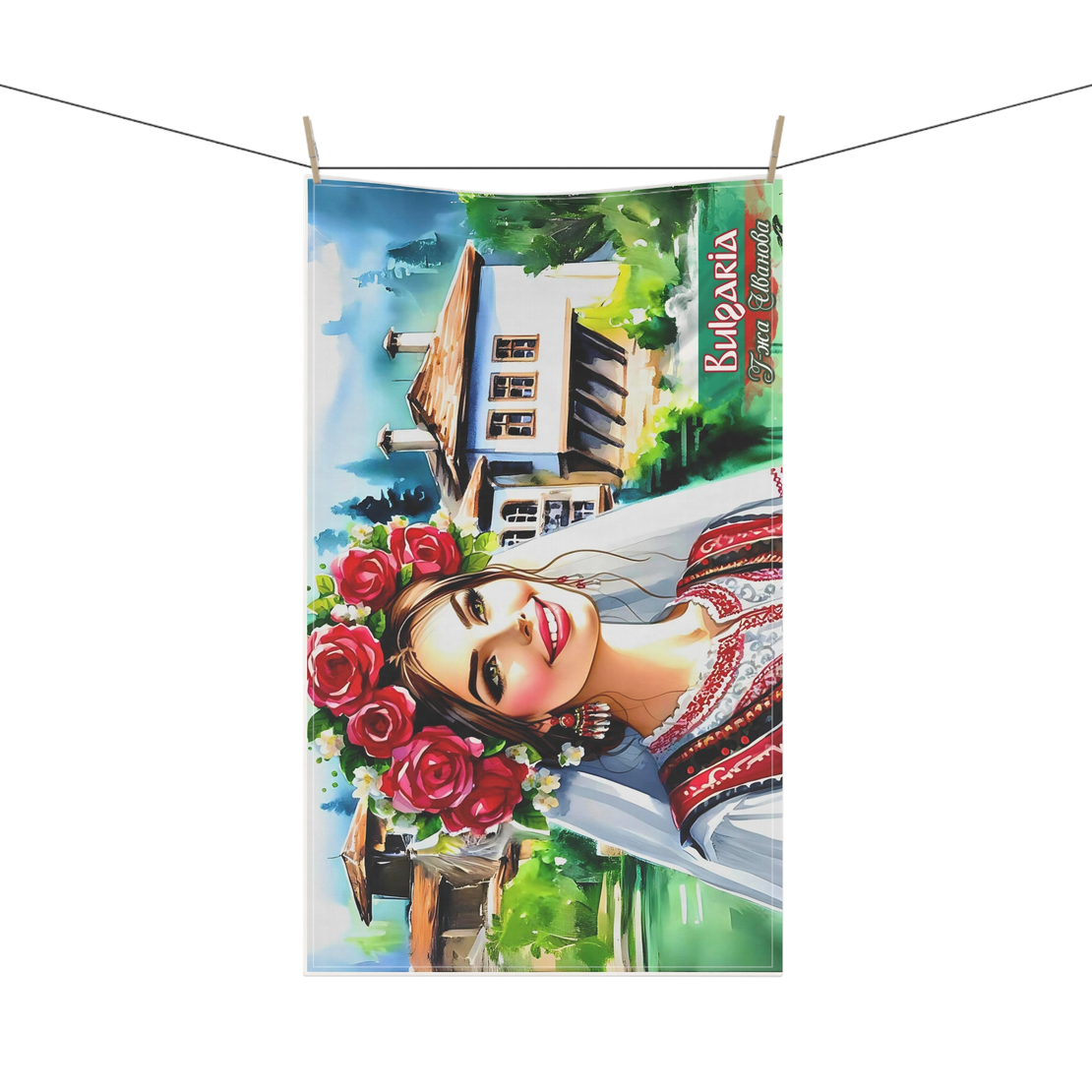 Персонализирана кухненска кърпа България 30×50 см 5