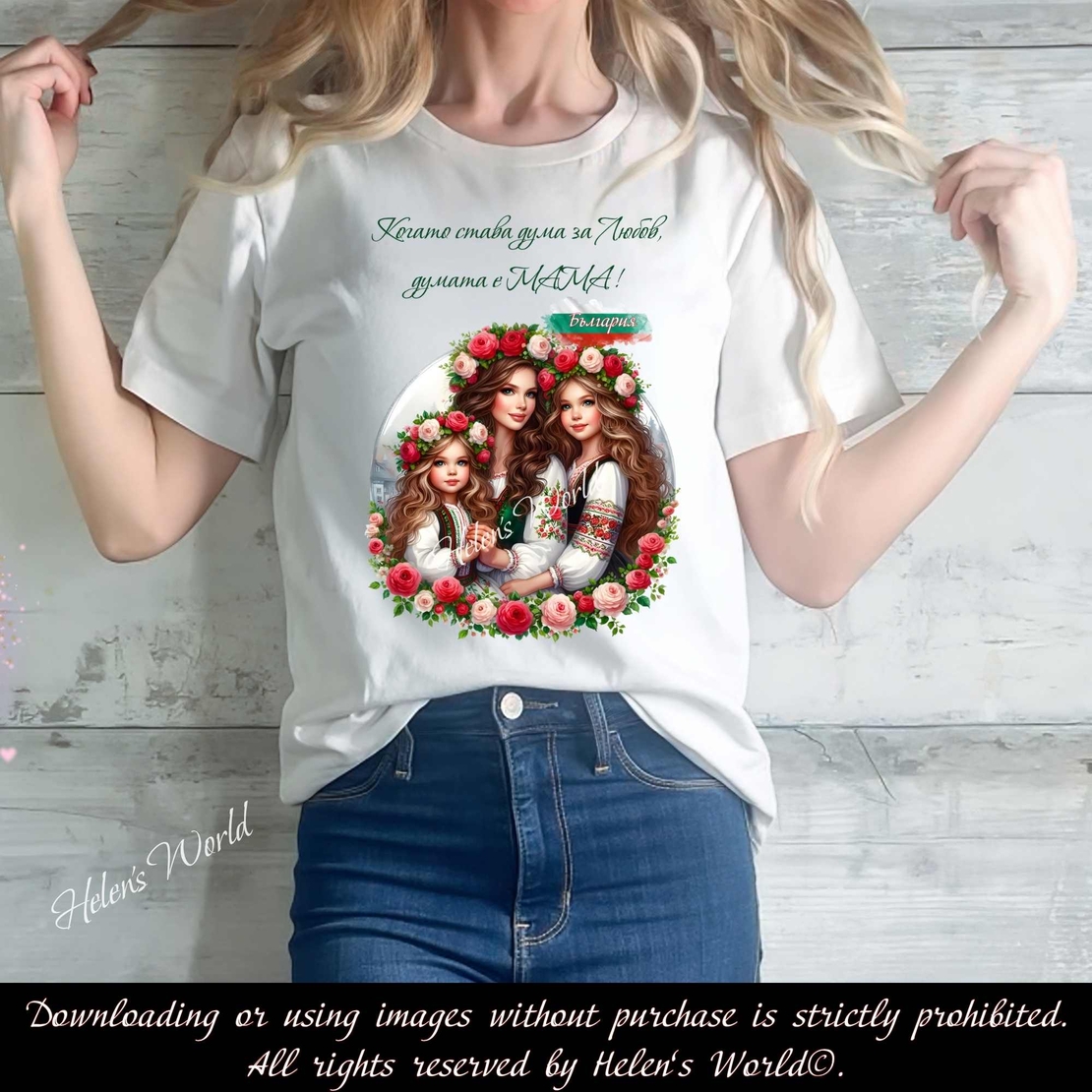 Тениска с български мотив България 