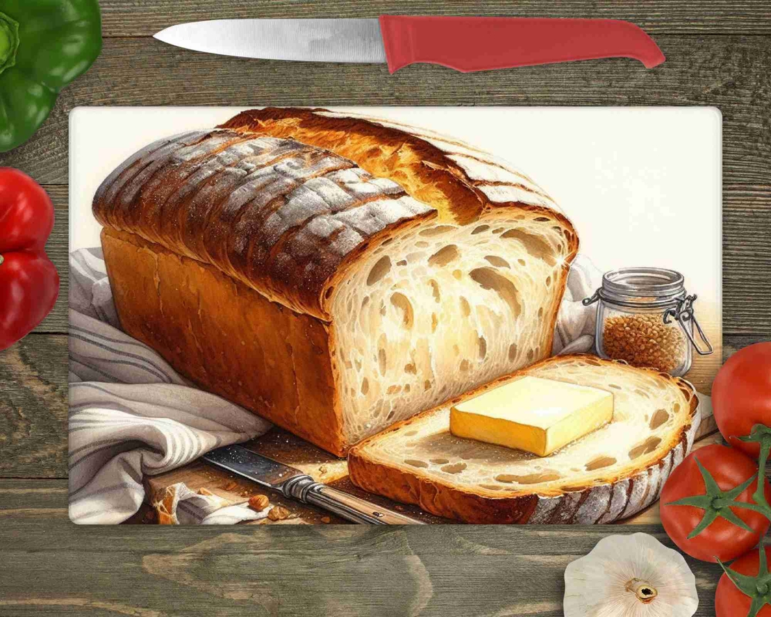Стъклена дъска за рязане , Хляб, Трапеза 2