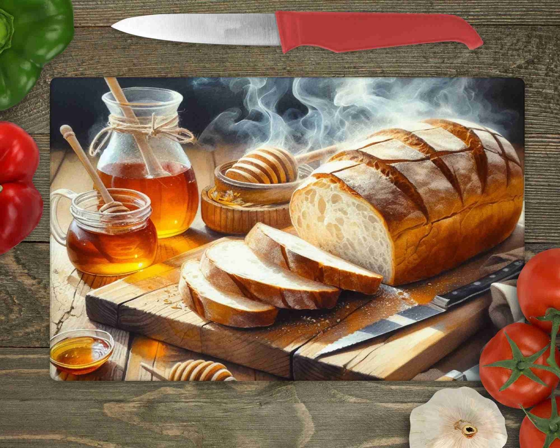 Стъклена дъска за рязане , Хляб, Трапеза 6