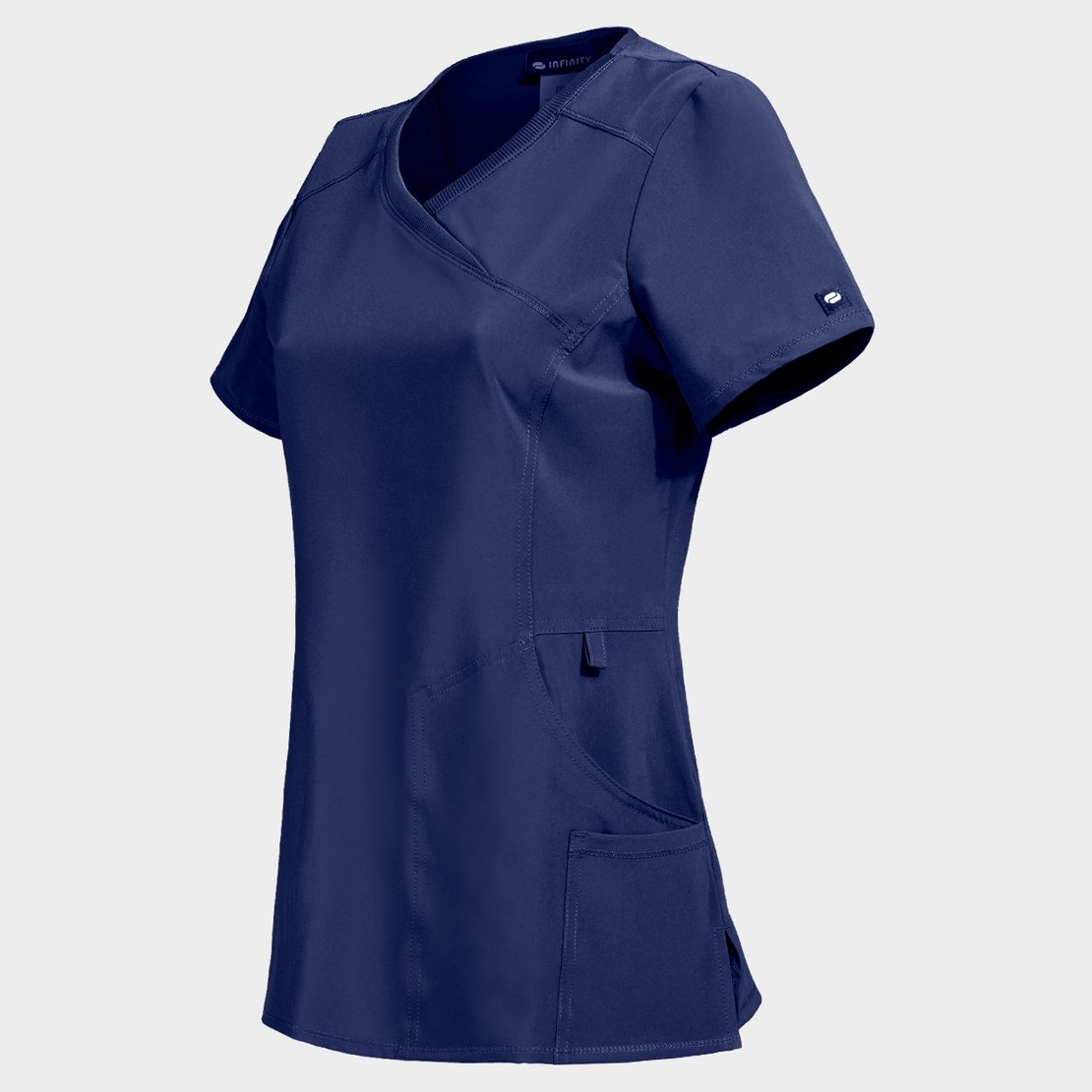 Дамска медицинска туника CHEROKEE WRAP DARK BLUE CKE2625A
