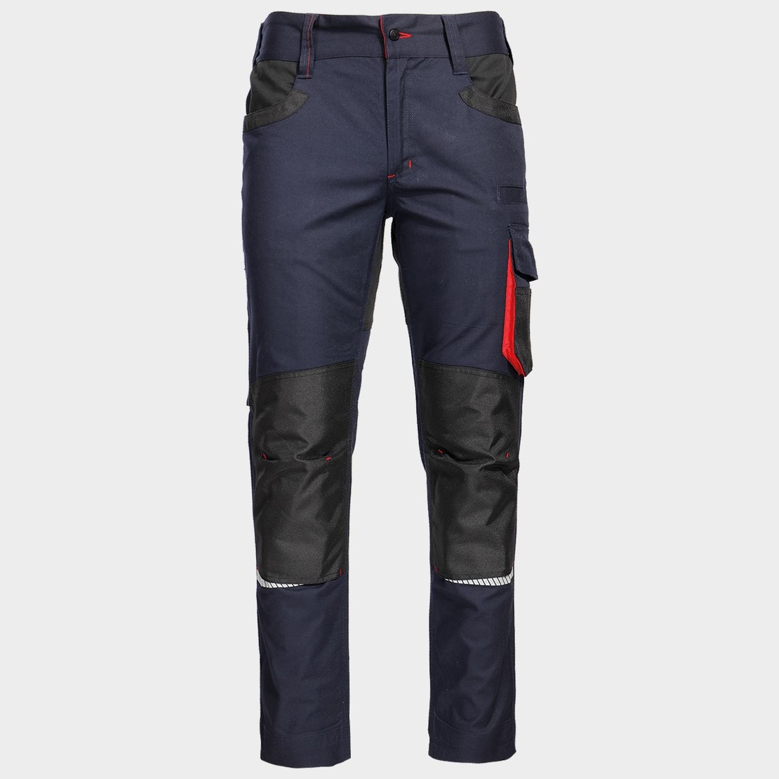 Работен панталон KASTOR STRETCH DARK BLUE/RED
