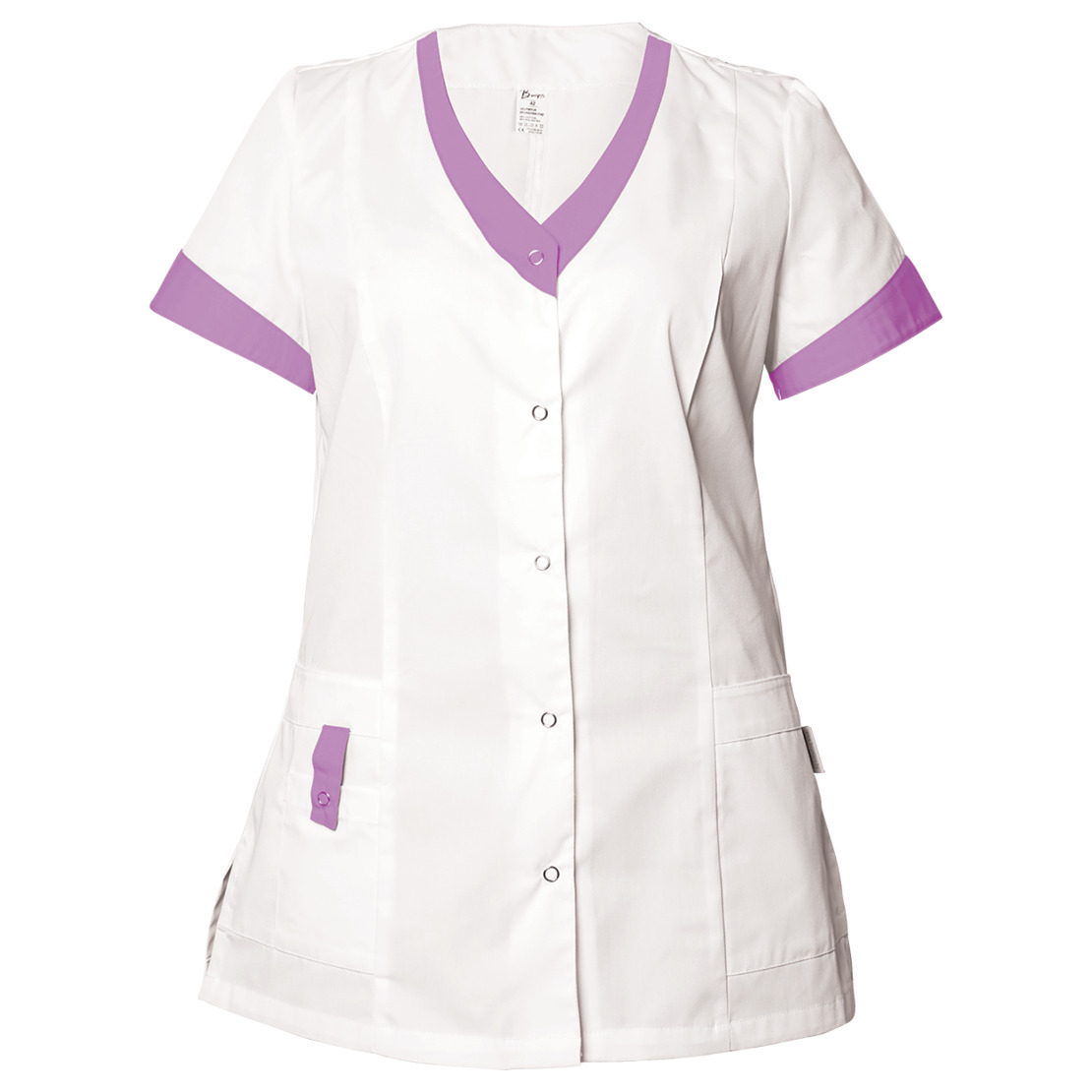 ALEGRA WHITE/PURPLE Дамска медицинска туника