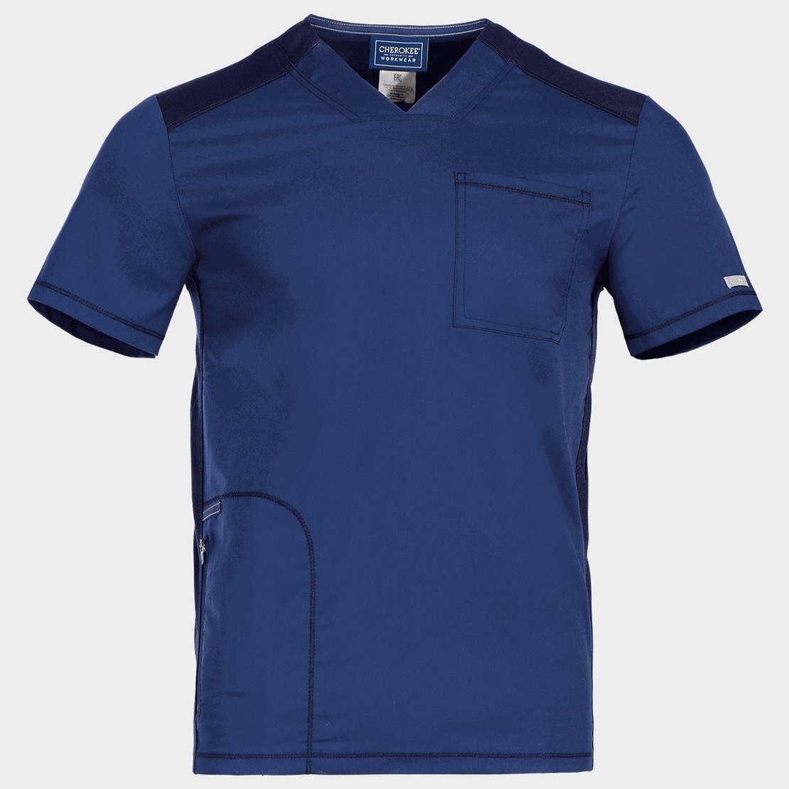 Мъжка медицинска туника CHEROKEE V-NECK DARK BLULE WWE603