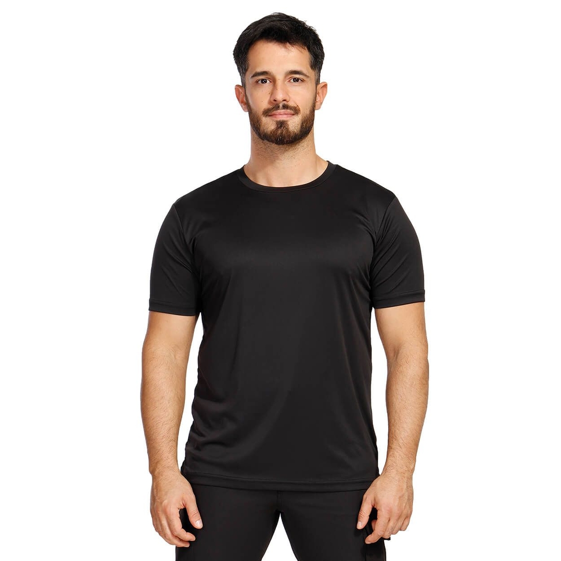 Тениска FIT BLACK
