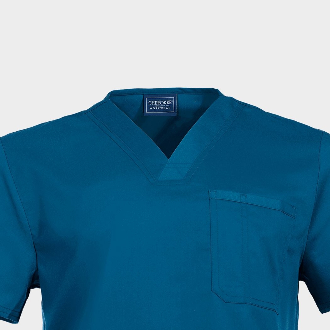 Мъжка медицинска туника CHEROKEE V-NECK CARIBBEAN BLUE WWE670