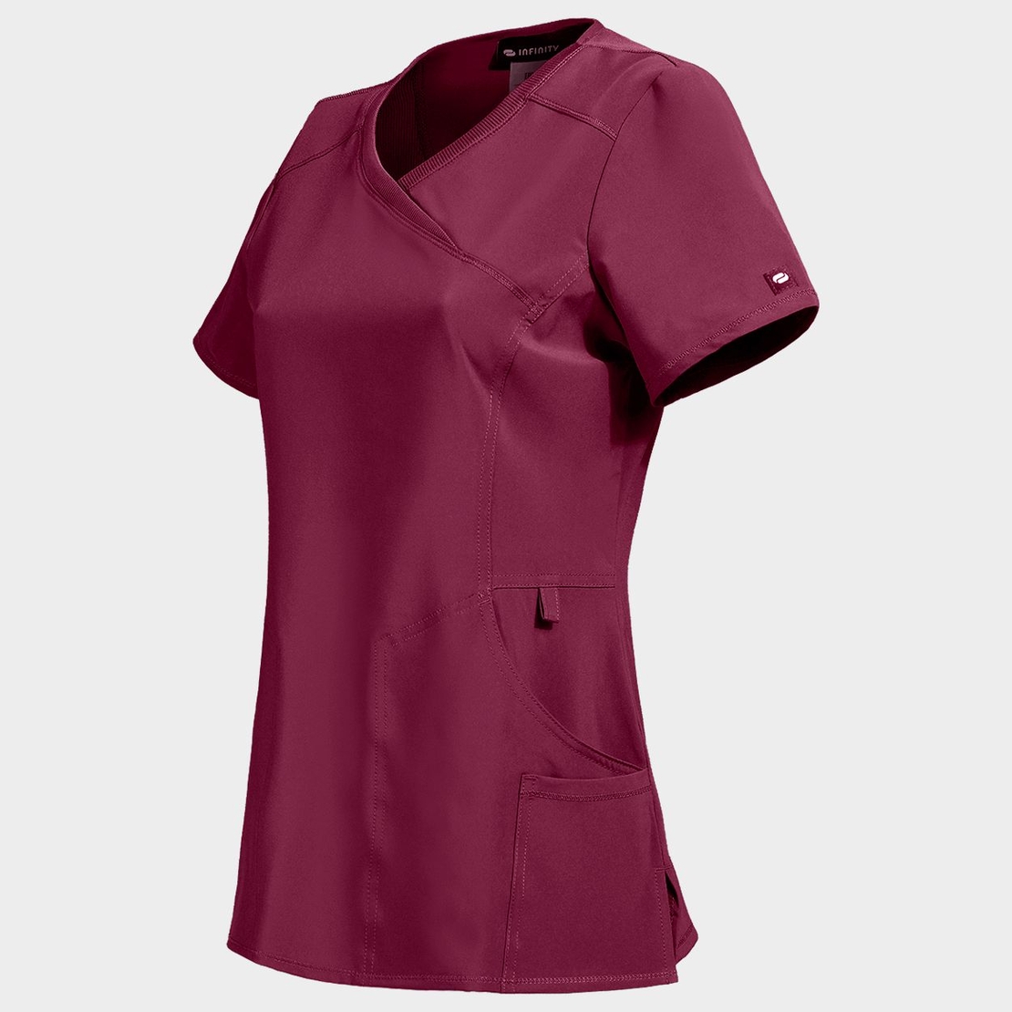 Дамска медицинска туника CHEROKEE WRAP BORDEAUX CKE2625A