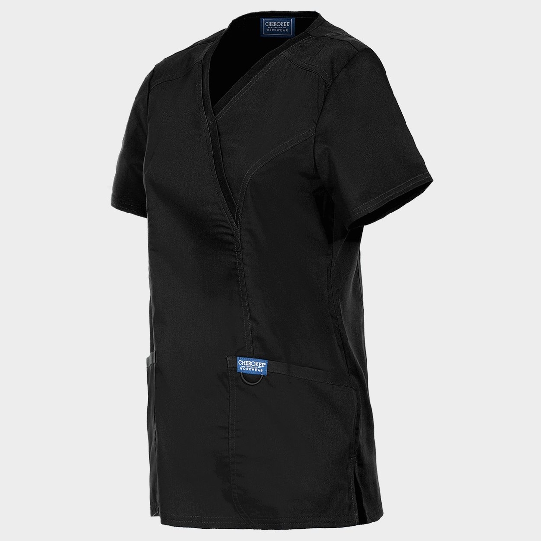 Дамска медицинска туника CHEROKEE WRAP BLACK WWE610
