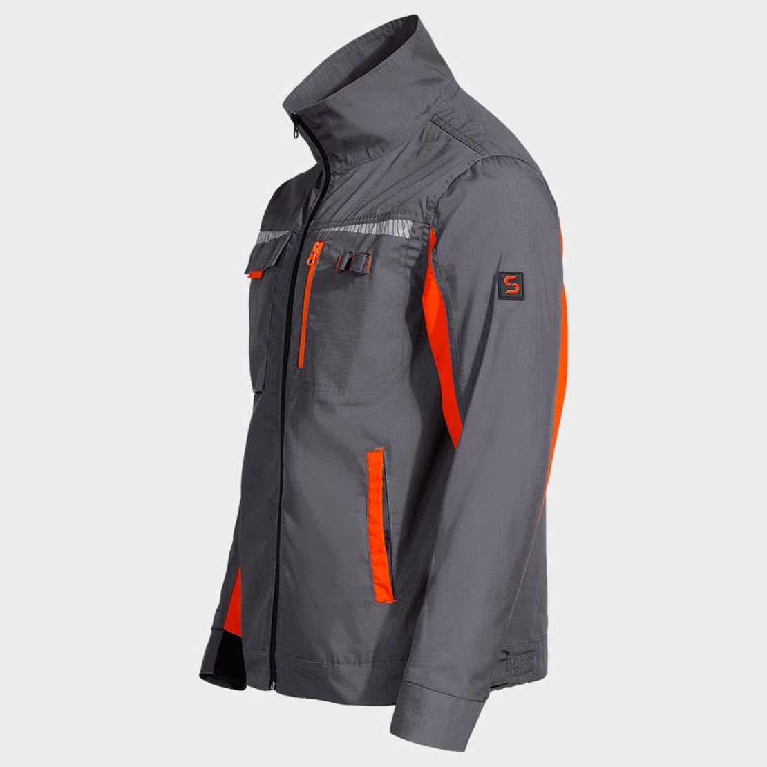 Работно яке PRISMA LIGHT STRETCH GREY/ORANGE