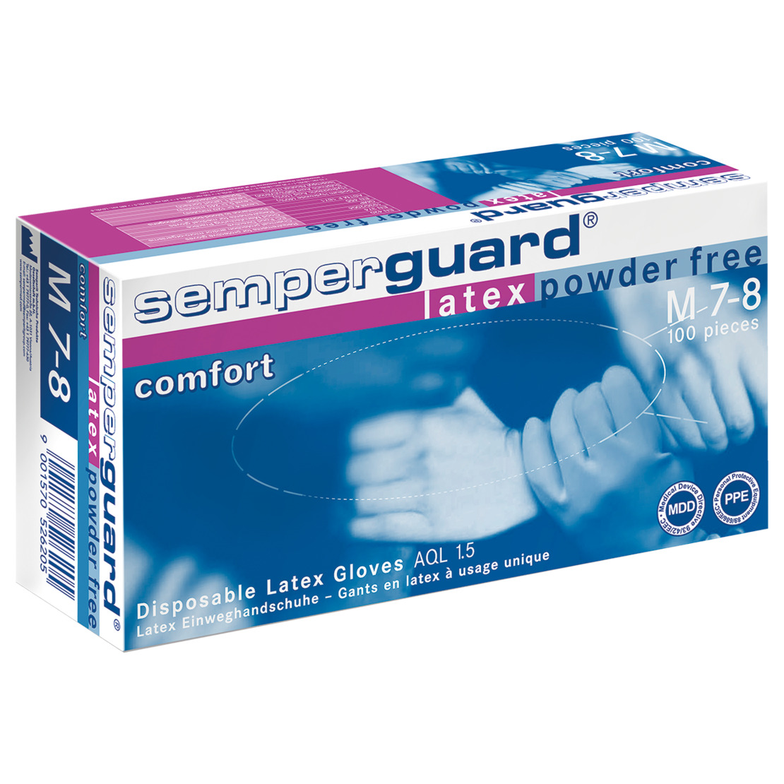 SEMPERGUARD LATEX IC Еднократни ръкавици от латекс