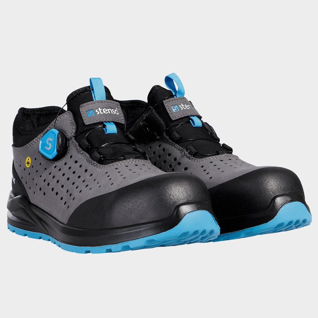 Работни обувки JETT ULTRA S1PS ESD GREY/BLUE